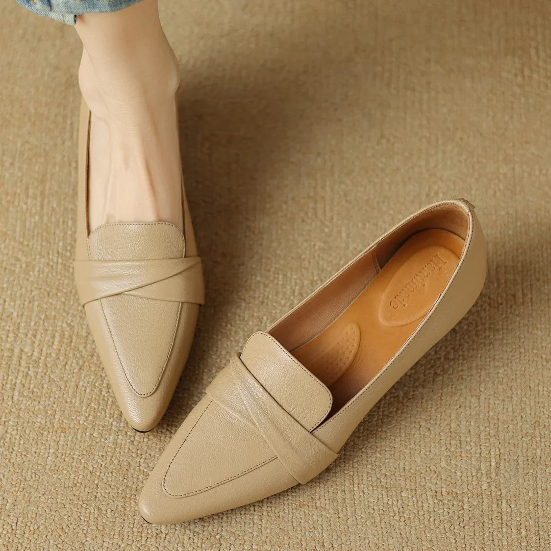 Naira Genuine Leather Pumps