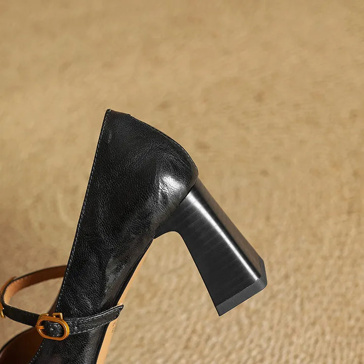 Auria Genuine Leather Heels