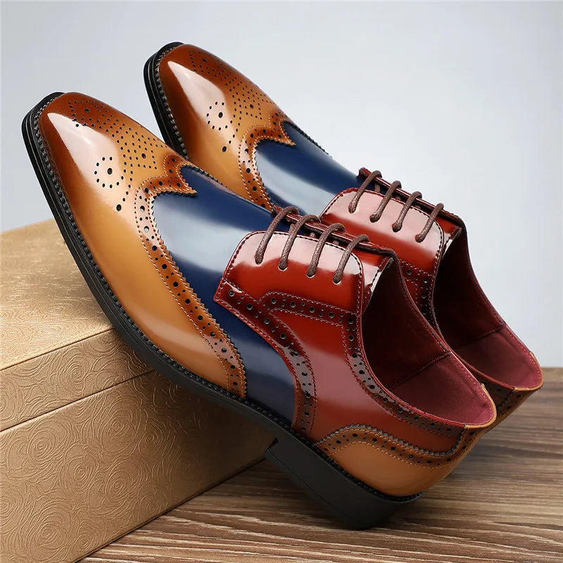 Tyron Genuine Leather Oxfords