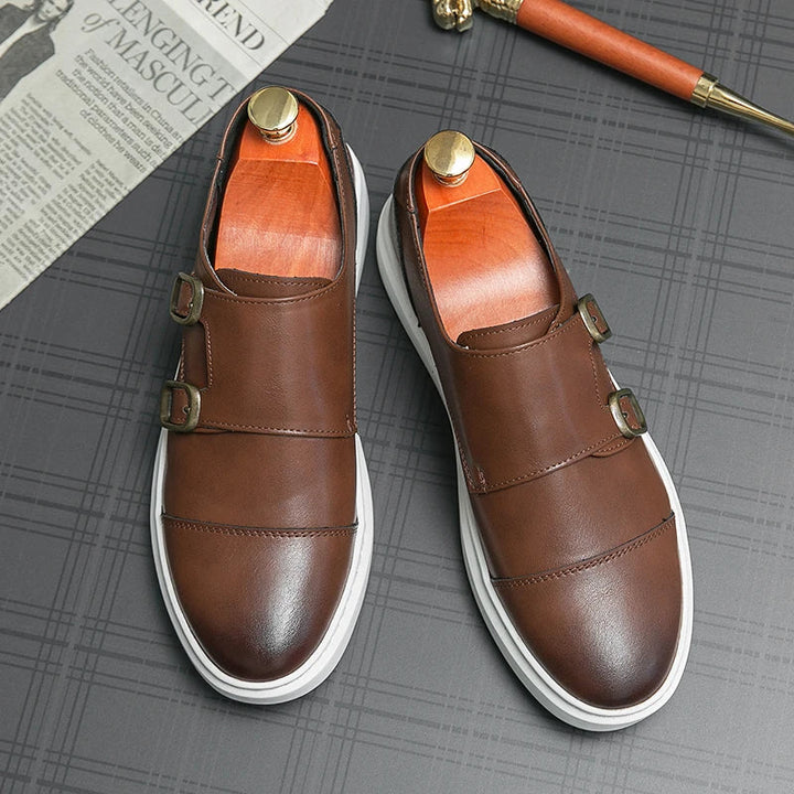 Zyden Genuine Leather Loafers