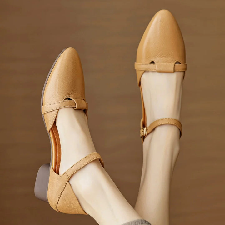 Laney Genuine Leather Heels