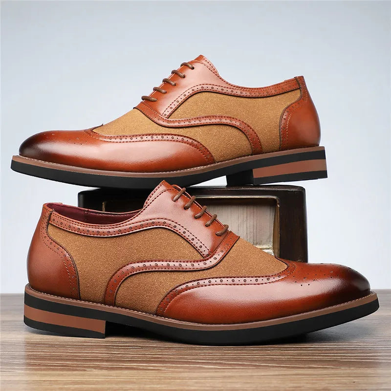 Corec Genuine Leather Oxfords