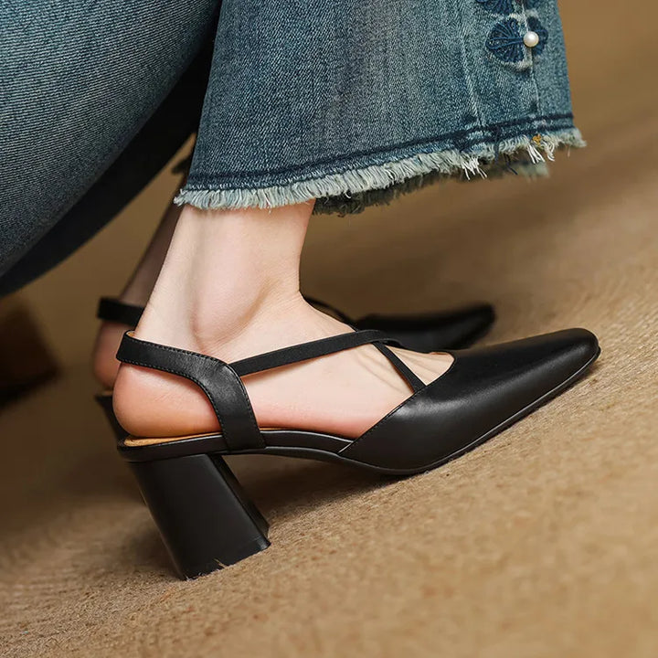 Petra Genuine Leather Heels