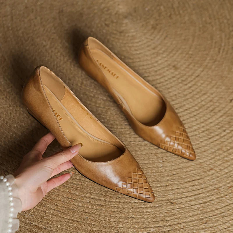 Zelith Genuine Leather Pumps