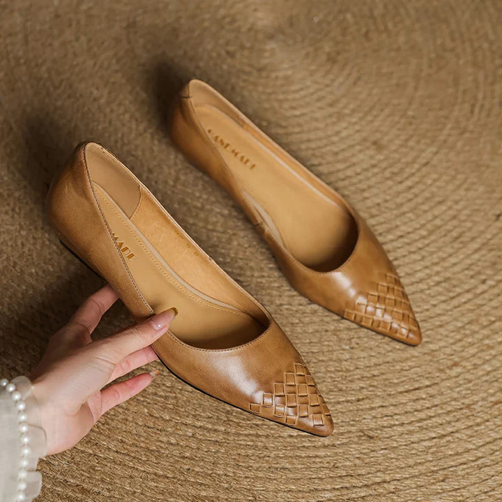 Zelith Genuine Leather Pumps