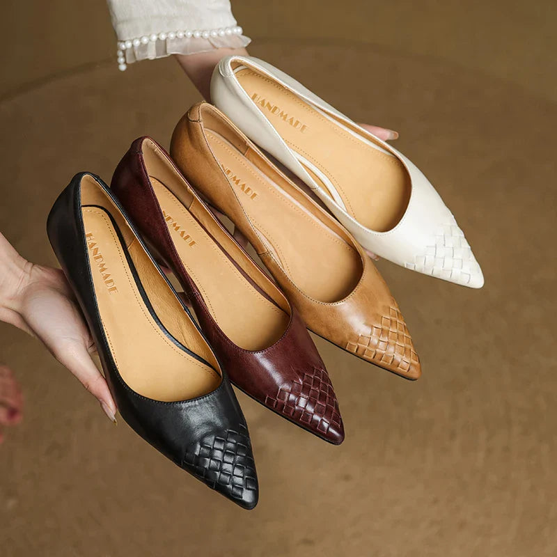 Zelith Genuine Leather Pumps