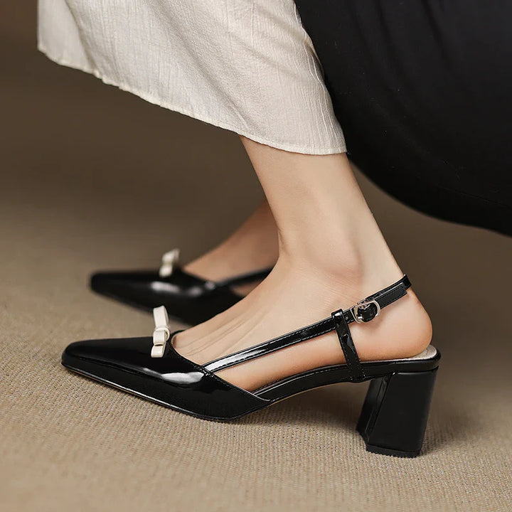 Melani Genuine Leather Heels