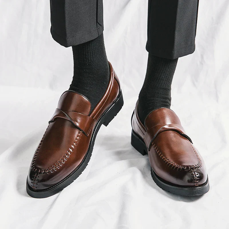 Teviot Genuine Leather Loafers
