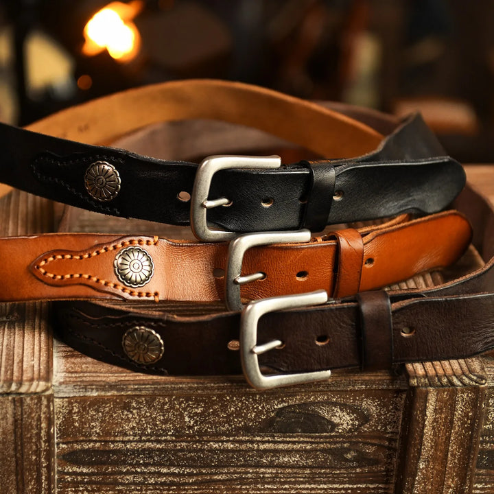 Zack Genuine Leather Belt