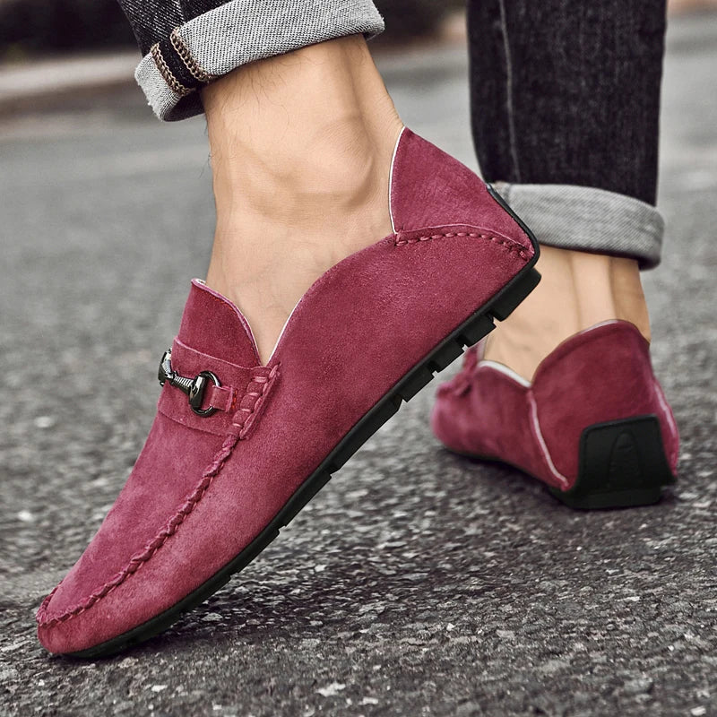 Astire Genuine Suede Loafers