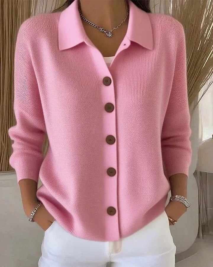 Classic Casual Button Knit Cardigan
