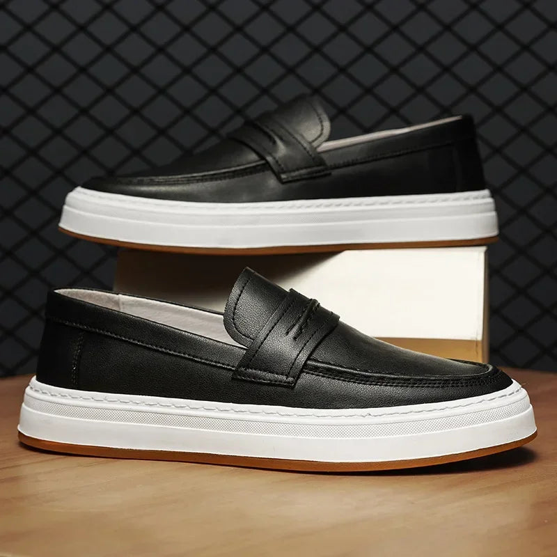 Moico Genuine Leather Loafers