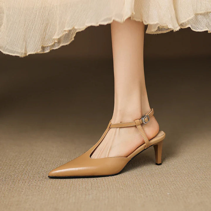 Serava Genuine Leather Heels