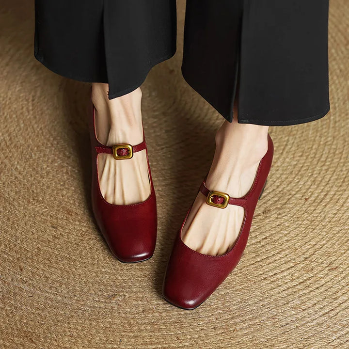 Luisa Genuine Leather Heels