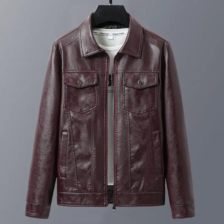 Varves Genuine Leather Jacket