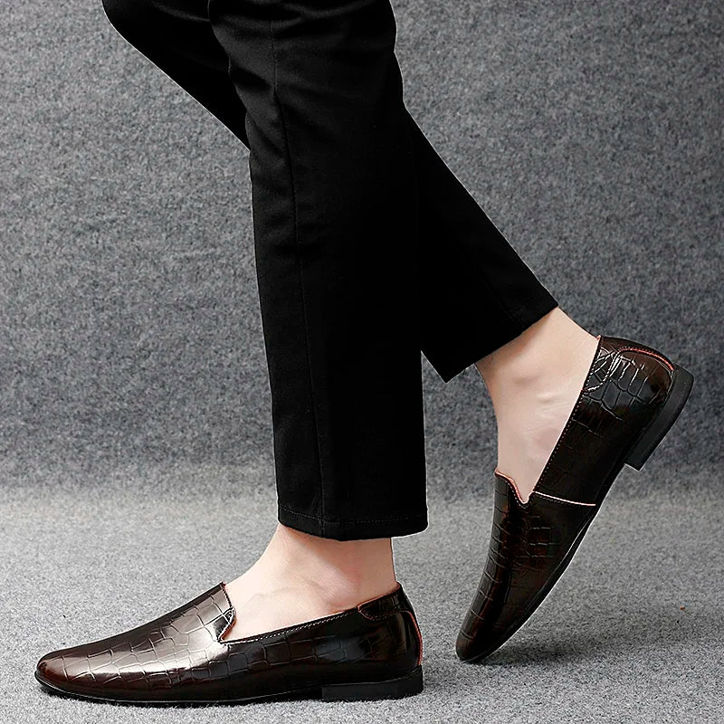 Stalwart Genuine Leather Loafers