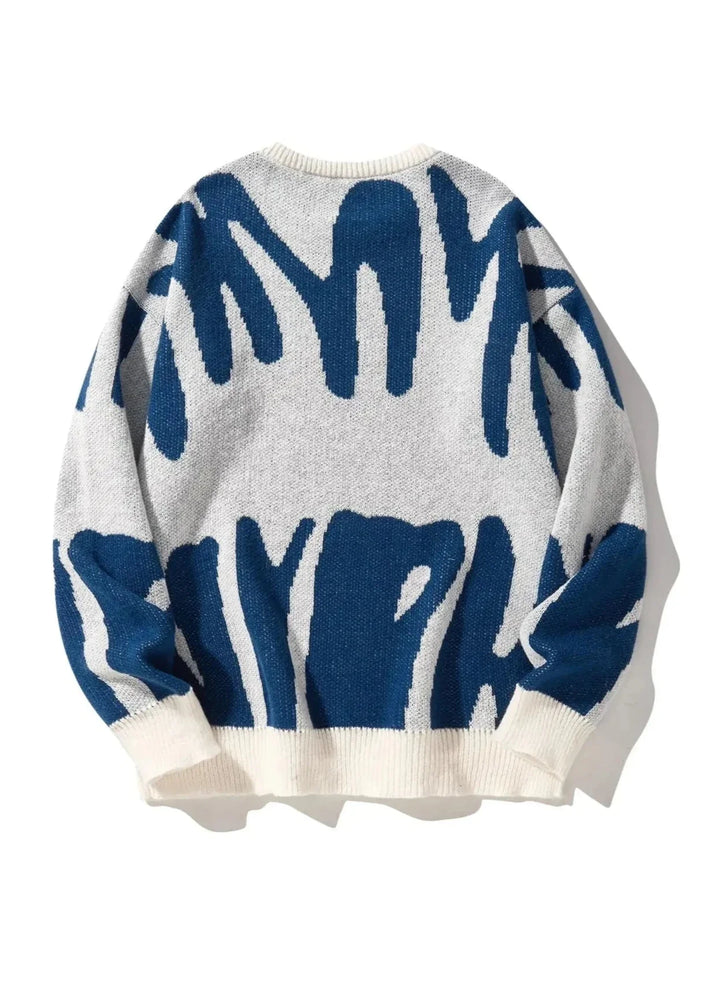 Inkblot Abstract Sweater