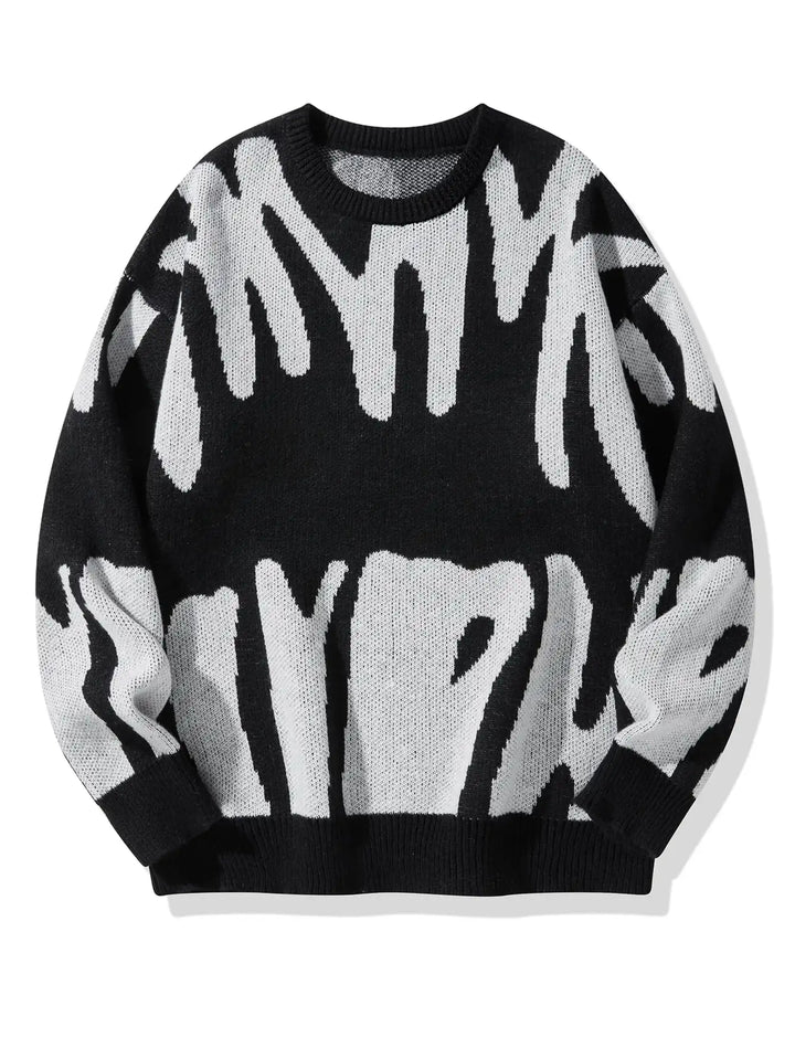 Inkblot Abstract Sweater