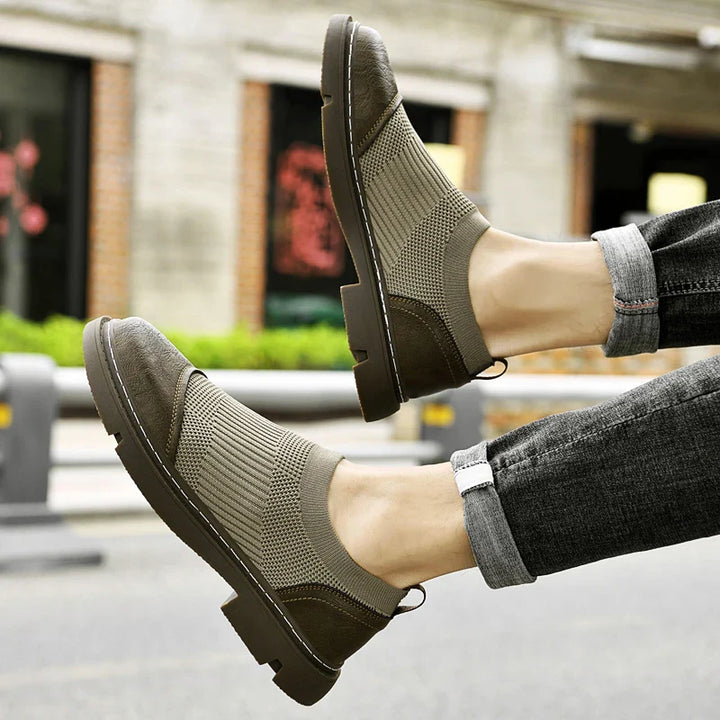 Ace Leather Mesh Shoes