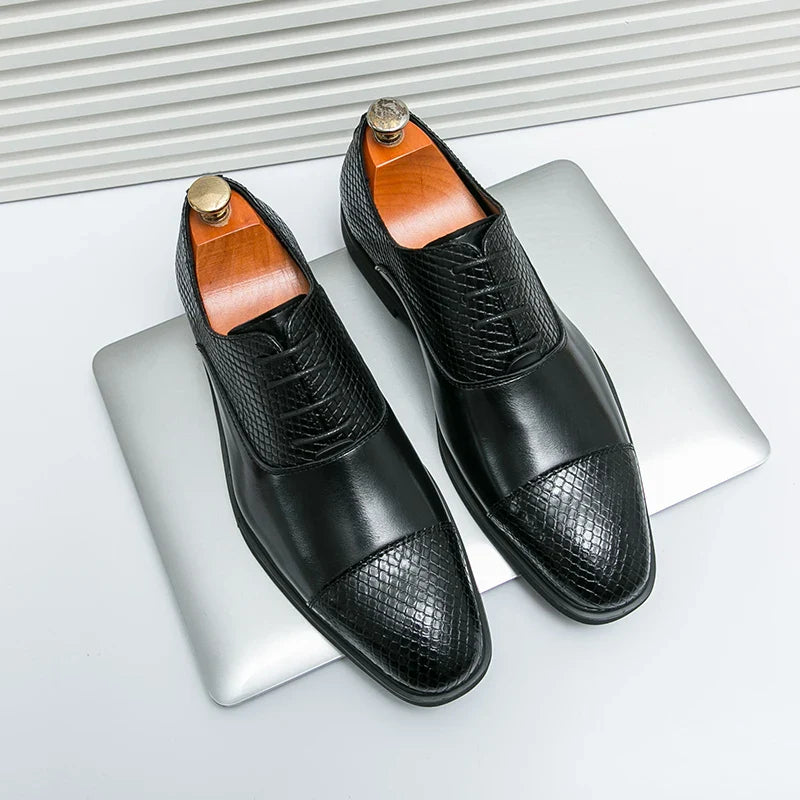Slyther Genuine Leather Brogues