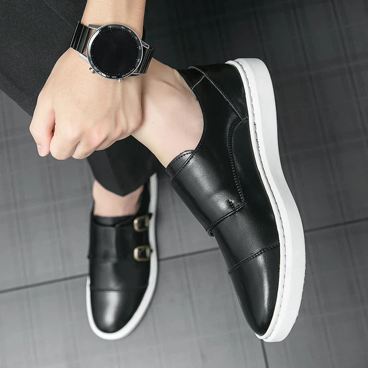 Zyden Genuine Leather Loafers