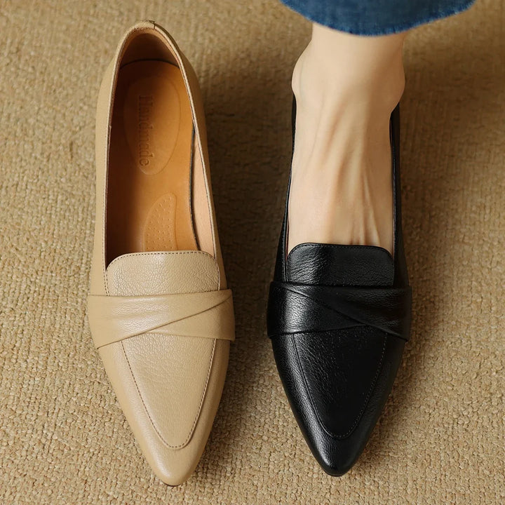 Naira Genuine Leather Pumps