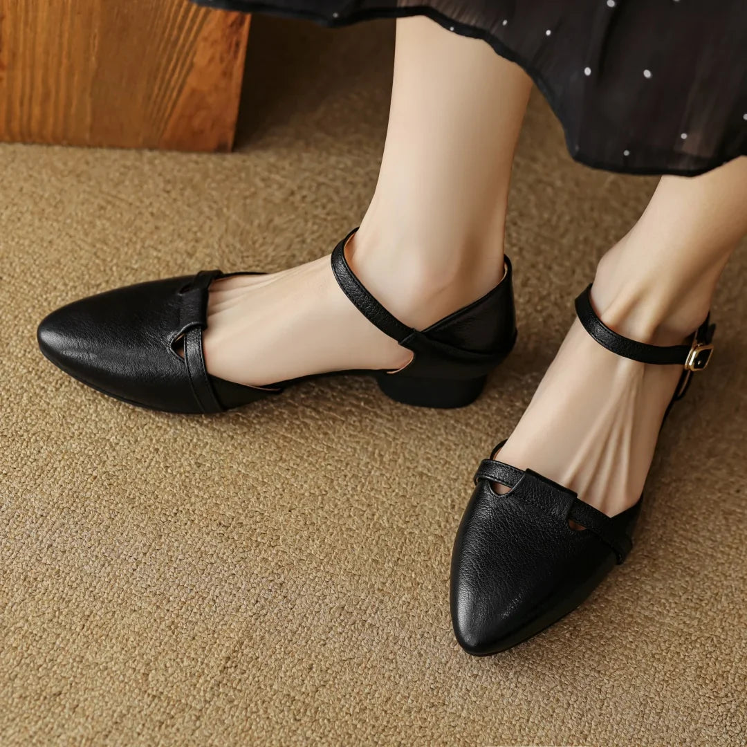 Laney Genuine Leather Heels