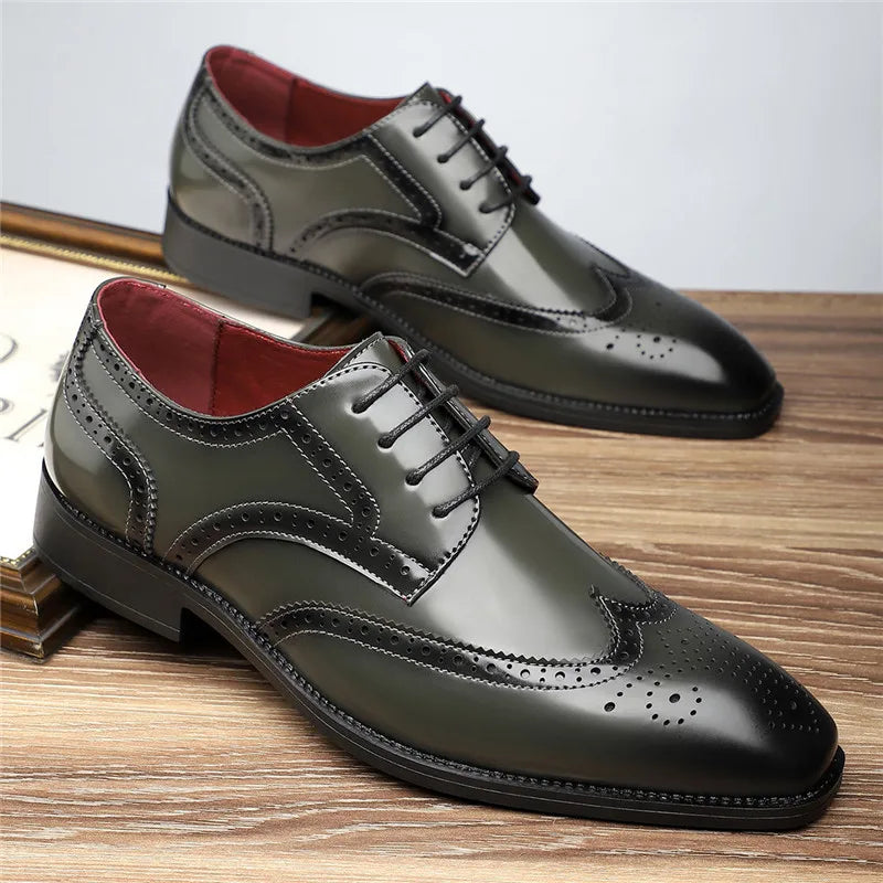 Tyron Genuine Leather Oxfords