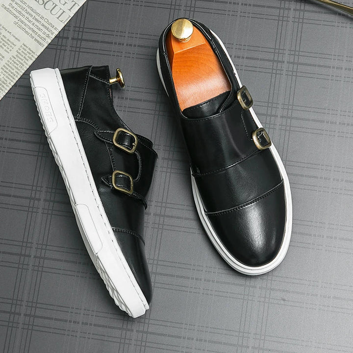 Zyden Genuine Leather Loafers
