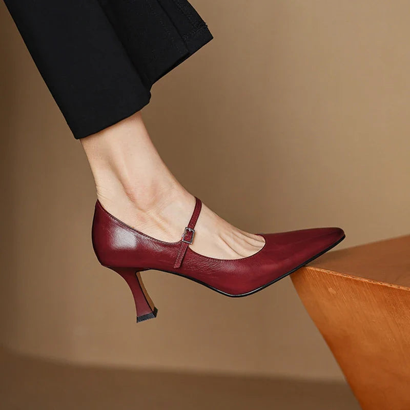 Samara Genuine Leather Heels