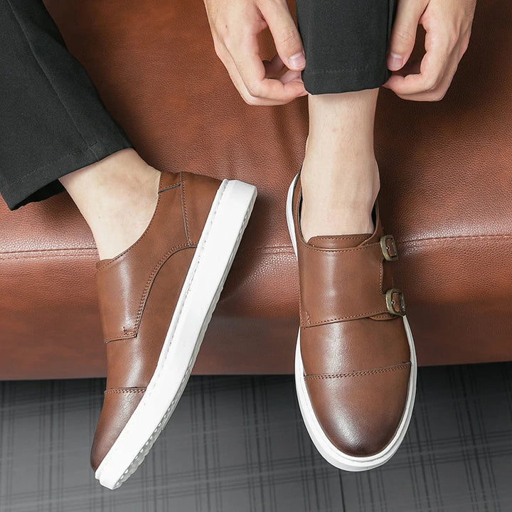 Zyden Genuine Leather Loafers