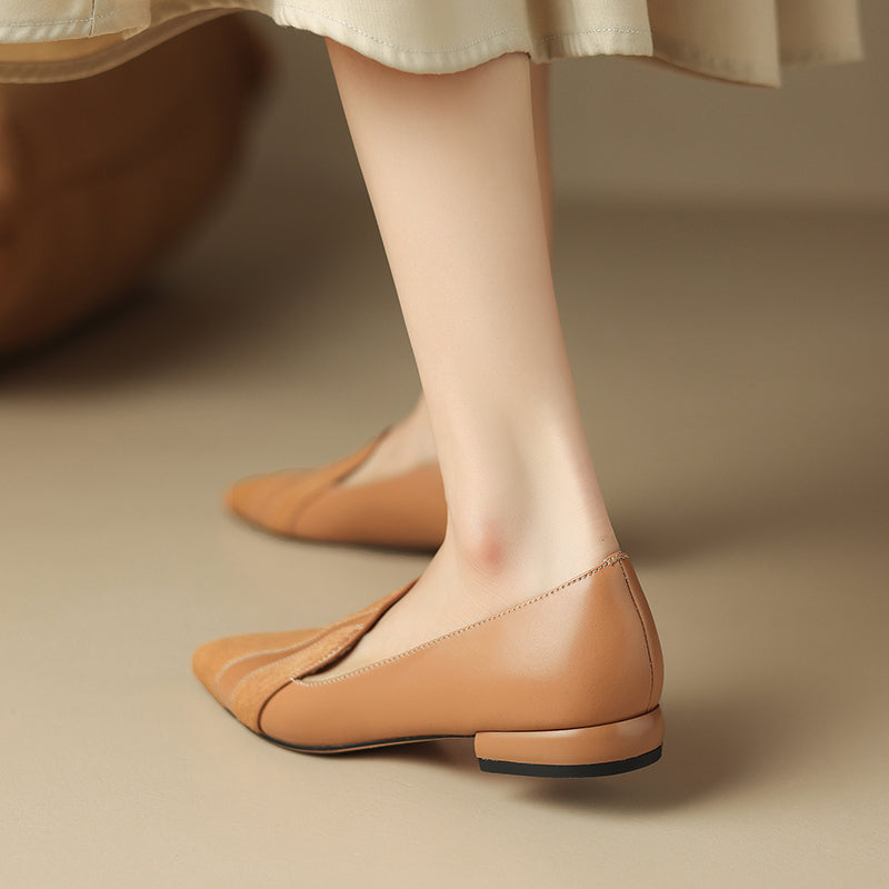 Klara Genuine Leather Flats