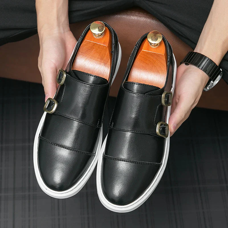 Zyden Genuine Leather Loafers