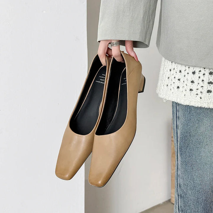 Nicole Genuine Leather Pumps