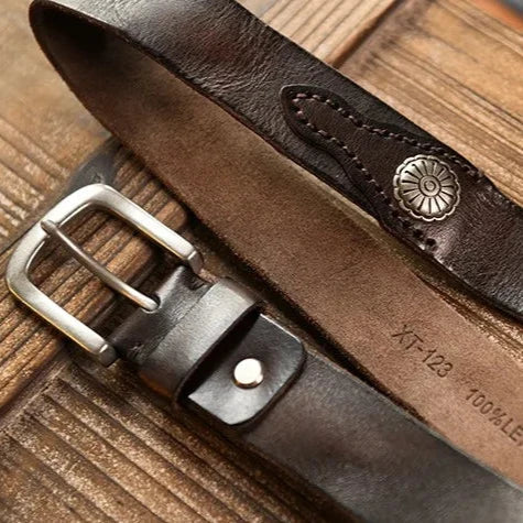 Zack Genuine Leather Belt