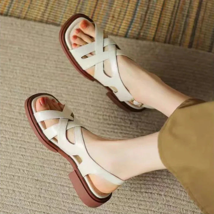 Monika Leather Sandals