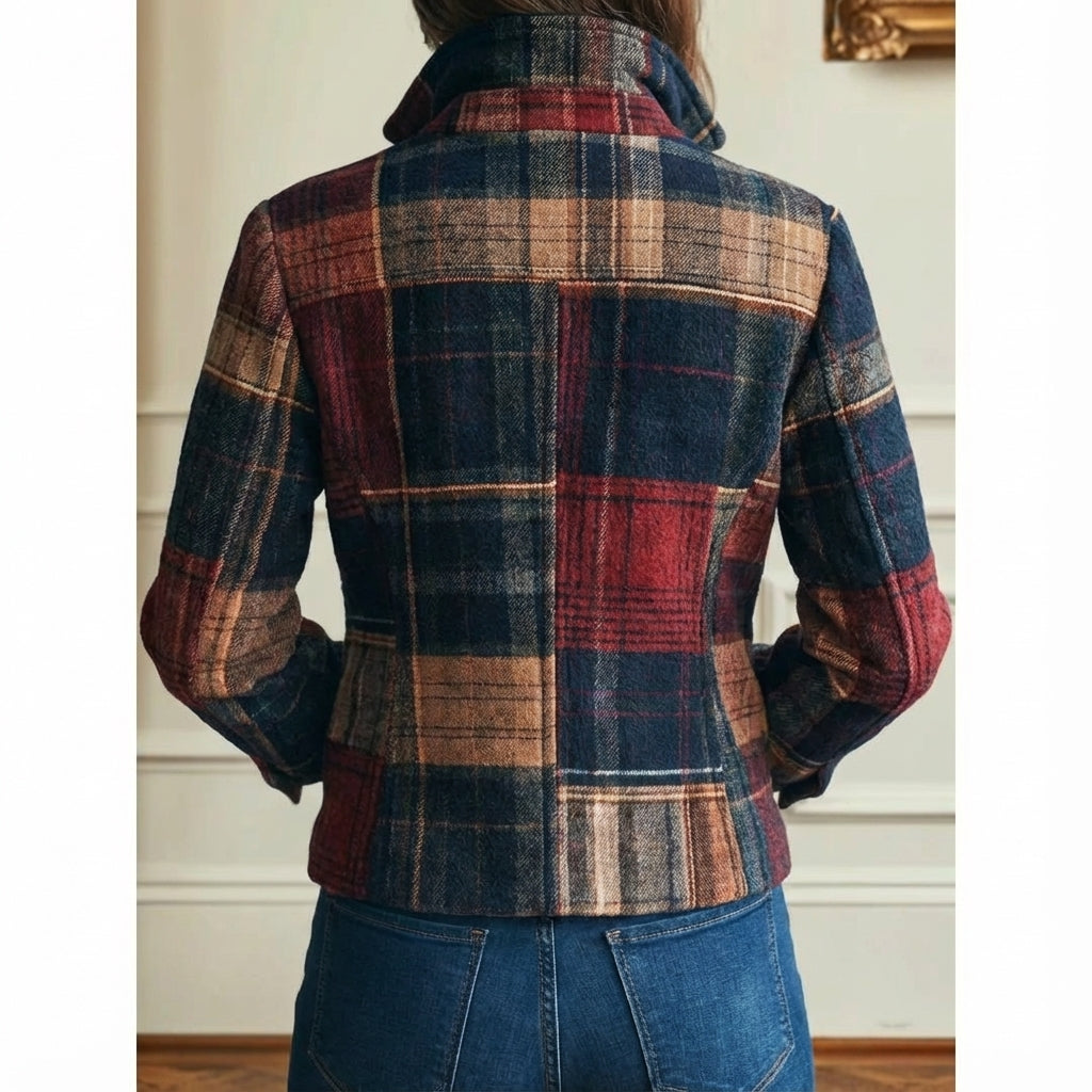 Audrey | Classic Plaid Jacket