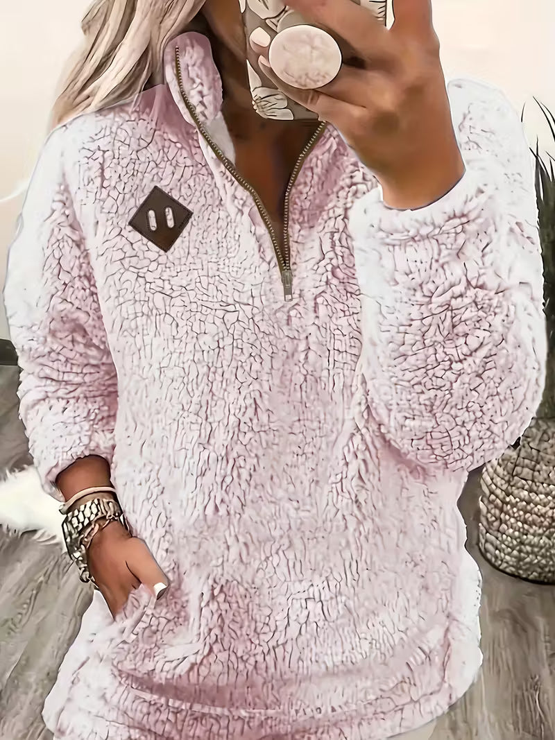 Humera™ | Elegant Zip-Up Sweater