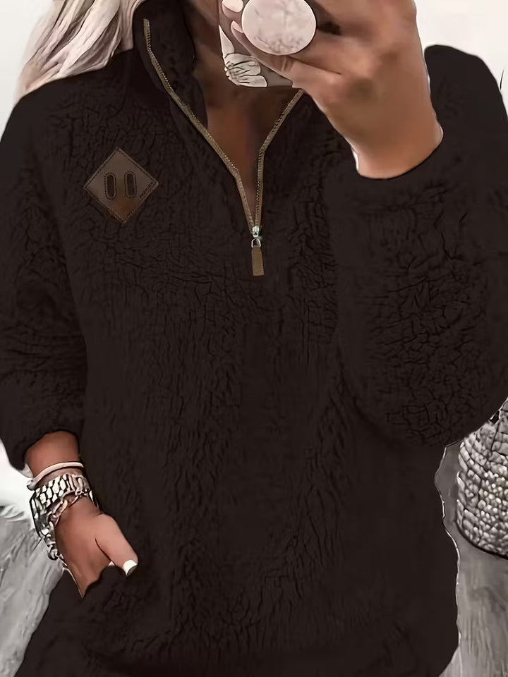 Humera™ | Elegant Zip-Up Sweater