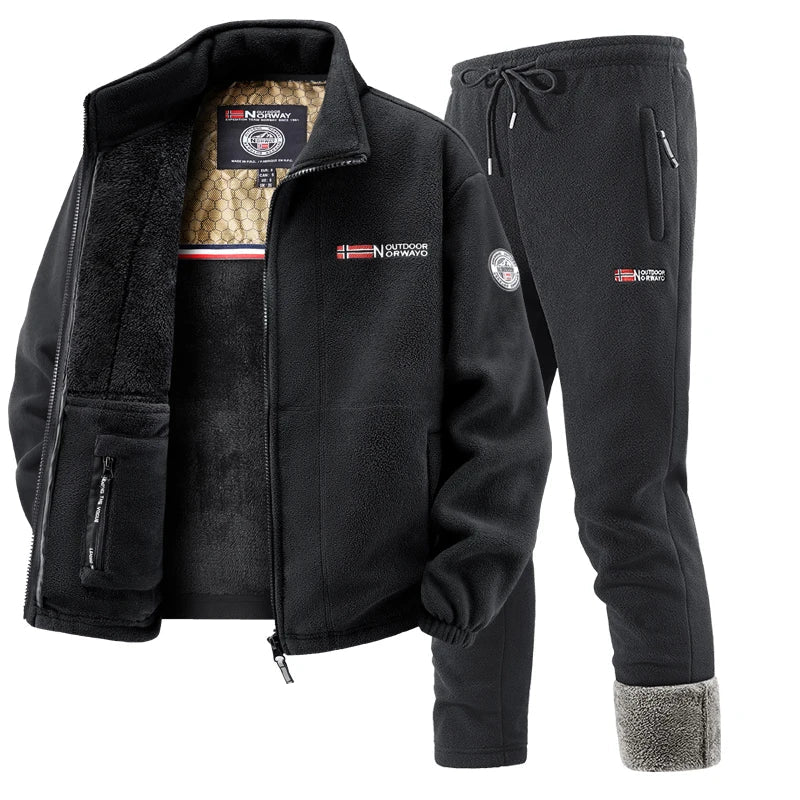Outdoor Norway | Premium Fleece Lined Winter Set for Men