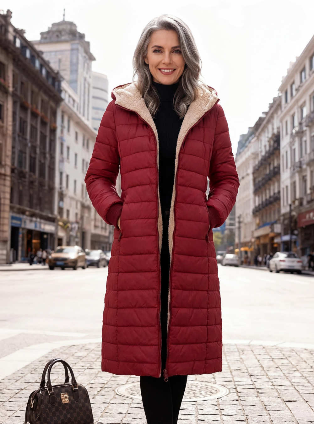 Caro | Sherpa-Lined Winter Coat